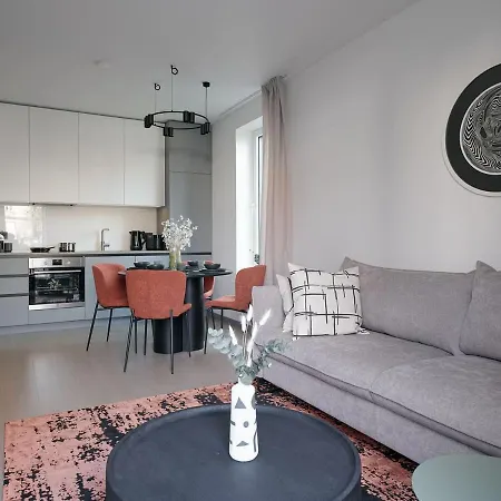 公寓 Kotzebue - Kalamaja 2-room With Large Terrace - Urban Drama For Four *